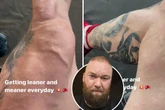 Hafthor Bjornsson shows off vein-popping legs ahead of Eddie Hall fight