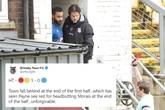 Grimsby's Payne sent off after headbutting OWN team-mate in incredible bust-up
