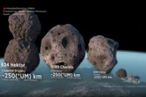 Horrifying video shows HUGE size of Solar System's biggest asteroids