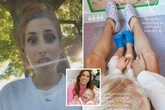 Stacey Solomon shares shot of son Rex, 2, in hospital after 'nightmare' accident