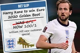 Get England star Harry Kane at 100/1 to win the Euro 2020 Golden Boot award