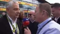 Watch Rowan Atkinson 'do Brundle impression' without Sky Sports F1 host knowing