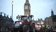 Fury as farmers 'blocked' from 'tractor tax' protest while eco-demos allowed