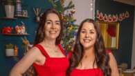 I’m plus-sized & my pal’s slim, flattering Quiz dress is a Mrs Claus dream