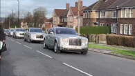 Rolls Royce fleet leads funeral procession for 'Traveller King's brother