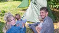 My husband sleeps in a TENT to escape our kids - neighbours think it's weird