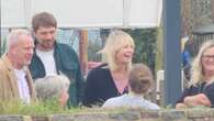 Zoe Ball laughs and jokes with friends and ex husband after missing show