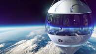 Luxury balloon capsule that will carry passengers to space lands after 1st test