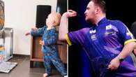 Youngest 'next Luke Littler' is just 2 as darts-loving toddler goes viral