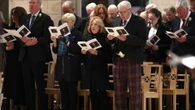 Hundreds attend Salmond's memorial including Proclaimers & First Minister