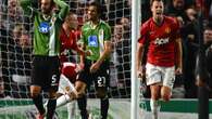 Ruben Amorim watches in horror as Jonny Evans scores AGAINST him in old pic