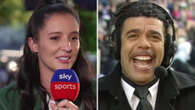 Laura Robson suffers Chris Kamara moment live on Sky as she laughs nervously