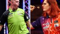 Van Gerwen storms to victory over transgender darts star Noa-Lynn van Leuven