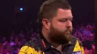 Smith hits rarely-seen 'no look' 180 but still exits Grand Slam of Darts