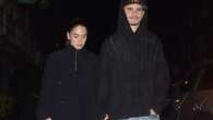 Romeo Beckham holds hands with new girlfriend Kim Turnbull on date night