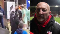 Holloway held back from fan by players before saying ‘don’t come’ in epic rant