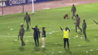 Six Prem stars rushed to safety after Ghana fans invade pitch and hurl missiles