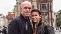 Van Gerwen and wife Daphne look loved-up in Prague before Czech Darts Open