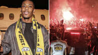 Martial given hero's welcome by AEK fans with flares as Arsenal icon slams star