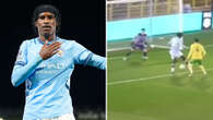 England legend's two sons play for Man City with one scoring hat-trick