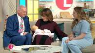 Lorraine’s daughter makes TV debut with baby as they recreate adorable 90s pic