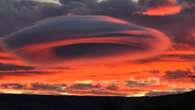 Eerie 'UFO cloud' shocks Brits as it's spotted lurking over UK town for 10 MINUTES