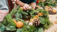 How to make a Christmas wreath FOR FREE in your air fryer - it smells amazing