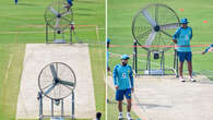 Pakistan use giant heaters to warm pitch before Third Test against England