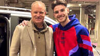 Fans joke 'thought it was Bobby Davro' as Declan Rice poses with Arsenal legend