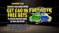 Fury vs Usyk 2: Get £60 in free bets if either fighter wins by TKO, DQ or KO