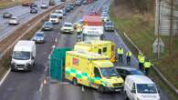 M25 closed after crash 'involving pedestrian' with drivers in standstill queues