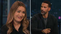 Man Utd legend Rio Ferdinand snaps at Laura Woods live on TNT Sports