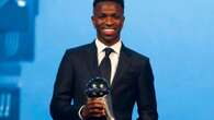 Vinicius wins Fifa The Best award as Man Utd's Garnacho also bags prize