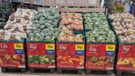 Bargain hunters rush to supermarket giant to stock up on 15p Xmas veg in sale