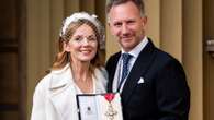 F1 boss Christian Horner puts year from hell behind him as he collects CBE