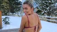 Strictly’s Nadiya Bychkova strips to a bikini on snowy Christmas getaway