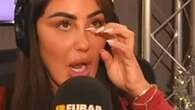 Geordie Shore's Sophie Kasaei breaks down in tears live on radio