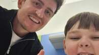 Tony Hudgell, 10, 'over the moon' as Harry Maguire visits him in hospital