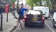 Watch cyclist fly into road rage crashing into car - but driver made key error