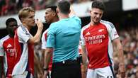 Refs' chief Howard Webb reveals Arsenal wronged by incorrect card decision