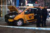 Three rushed to hospital after cab plowed into pedestrians in NYC