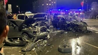 Infiniti, Land Cruiser и "ВАЗ" сгорели в результате ДТП в Актау (видео)