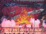 Kibice Widzewa Łódź wywiesili flagę rosyjskiego klubu. Wymierzono już karę
