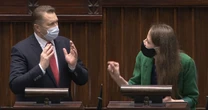 Sejm. Kłótnia Dziemianowicz-Bąk i  Czarnka. „Narracja chamstwa”, „Zna pan tylko język nienawiści”