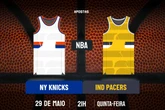 Palpite New York Knicks x Indiana Pacers – NBA – 29/05/2025