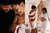 Gabi Prado e Thiago Gomes celebram o nascimento do primeiro filho