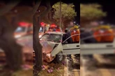 Bebê de 4 meses é levado para hospital após acidente de carro no Guará