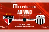 Série D: assista ao vivo e com imagens Ferroviário-CE e Central-PE