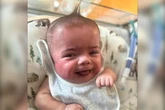 Após 400 dias internado, bebê que nasceu com apenas 450g vai para casa