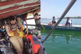 Vídeo: dois homens desaparecem após balsa afundar no Rio Tocantins